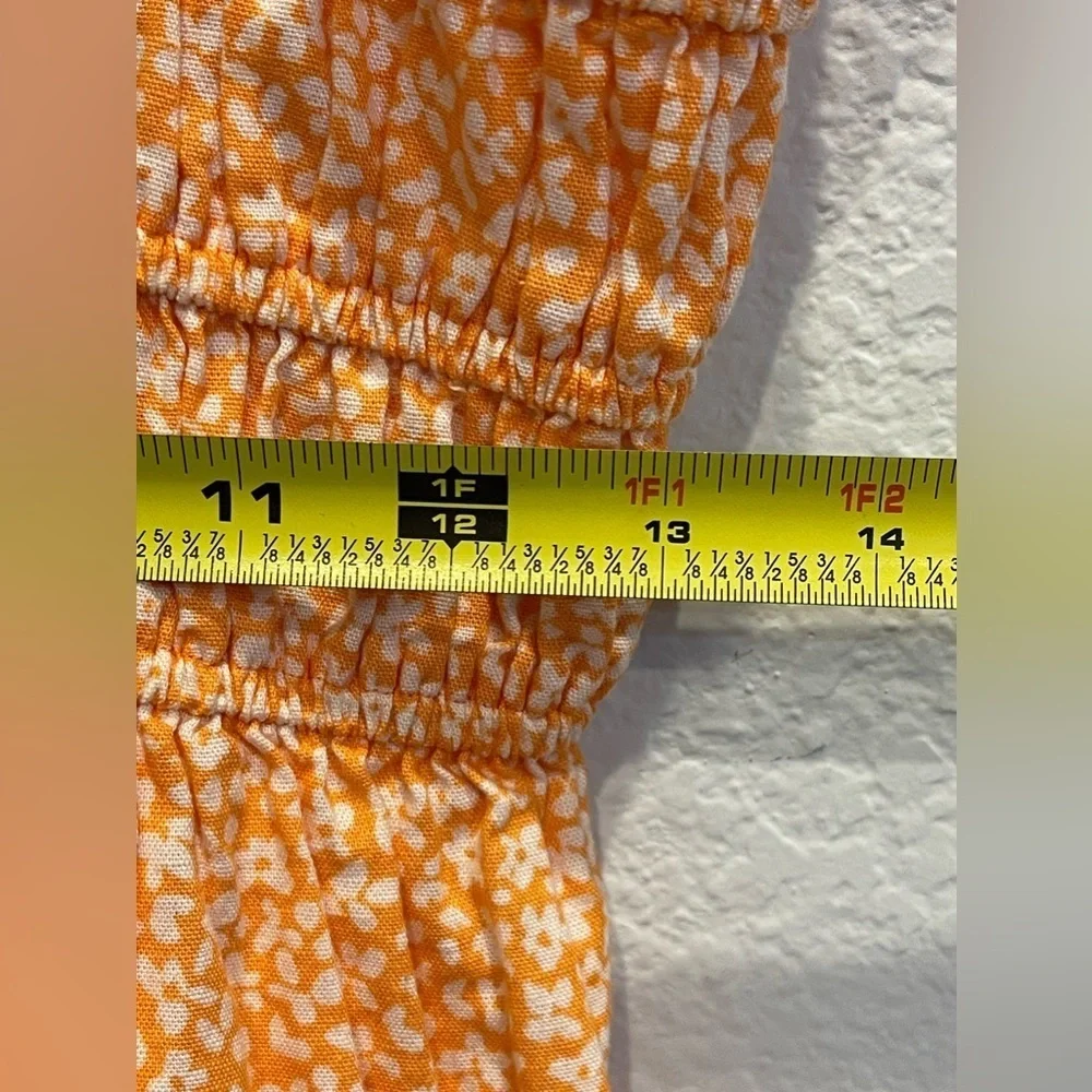 Wild Fable Summer Dress - orange floral - size medium